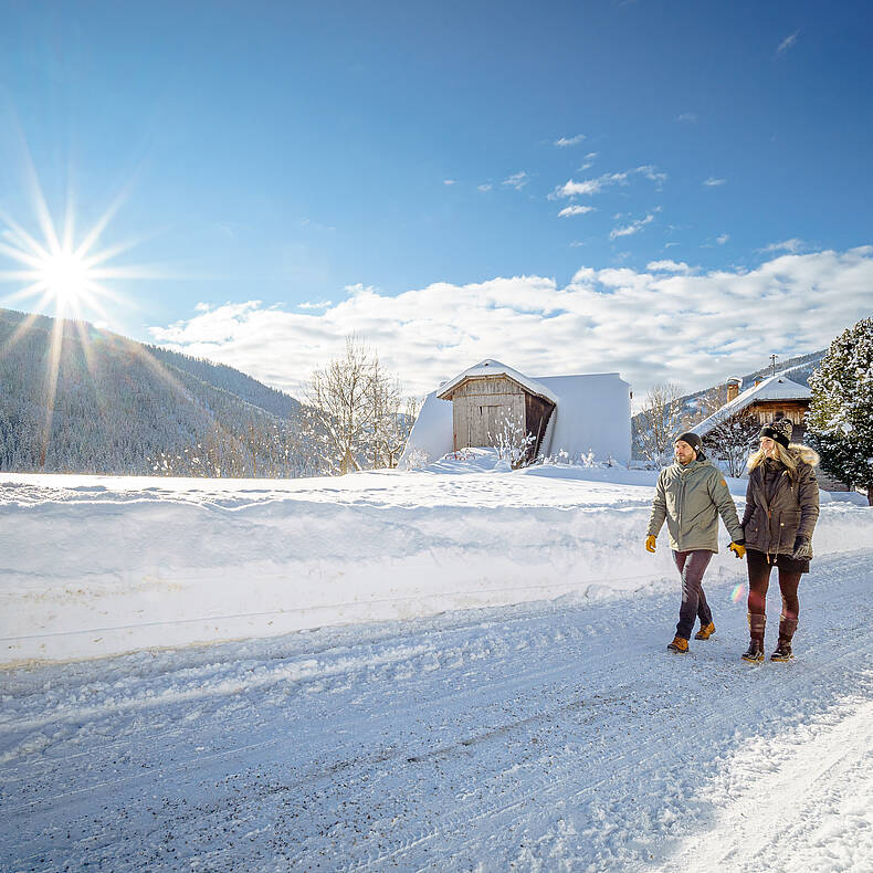 Winterwandern in Kärntens Nockbergen © BRM - Mathias Prägant