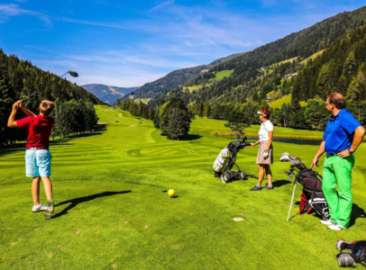 Approccio al golf tra i Monti Nock