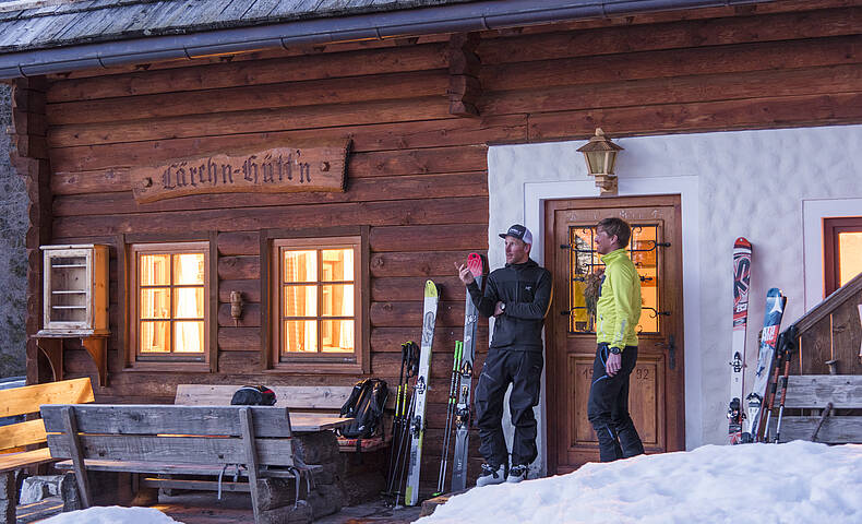 Nach der aufregenden Skitour stäkt eine Einkehr in der Lärchenhütte © Kärnten Werbung Franz Gerdl